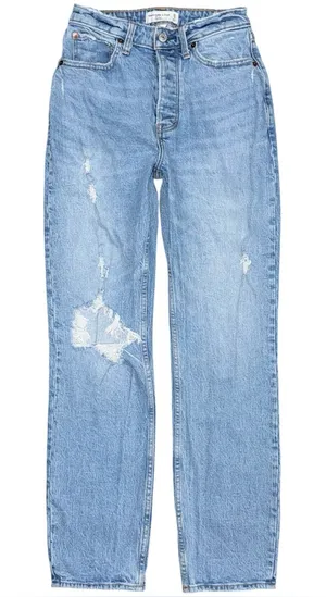 Abercrombie & Fitch Jeans The Dad High Rise Curve Love Distressed Women’s 25 / 0 thumbnail 1