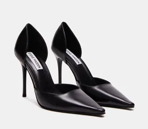 Steve Madden Devon Black Leather....Color: Black Leather...Sz: 9 thumbnail 1