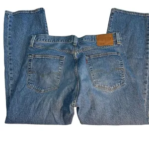 LEVIS 501/93 Button Fly Denim Waist: 34, Inseam: 27 inches thumbnail 2