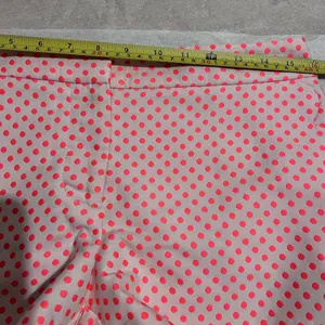 J Crew Womens Shorts Coral Pink Polka Dot Scalloped Pockets, Size 4 thumbnail 7