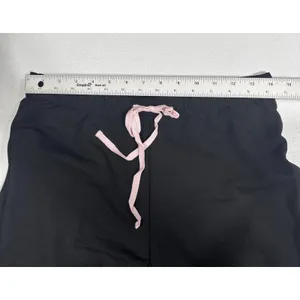 Hanes Women’s Pajama Set Black Oversized Short Sleeve Hoodie Top & Pants Size S thumbnail 12