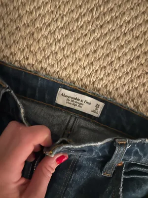 90s Abercrombie Ultra High-Rise Straight Jeans thumbnail 4