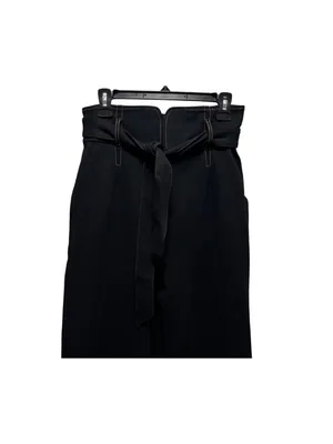 Maeve Anthropologie Irina Relaxed Ponte Black Wide Leg Pants Size 8 thumbnail 6