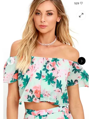 Lulus Bloom for Two Mint Floral Print Two-Piece Maxi Dress thumbnail 4