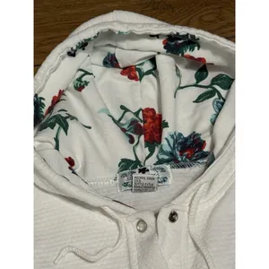 Gina Peters Grandamacore Sweater Vest‎ Women Medium Cardigan Hooded Floral Snap thumbnail 10