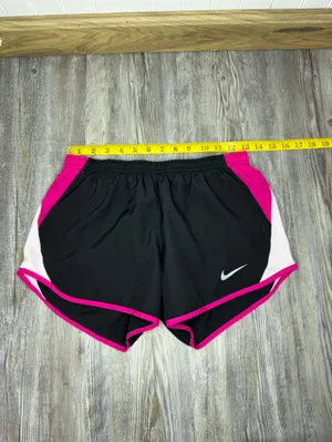 Nike Women’s Black Pink Dri FIT Lined Lightweight Workout Running Shorts Small thumbnail 7