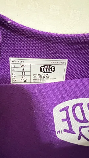 Hey Dude Wendy LSU Women’s Shoes – Purple & Gold – Size 7 thumbnail 3