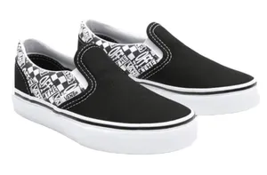 Unisex Vans Off The Wall Classic Slip On Black/Asphalt M6.5/W8 thumbnail 1