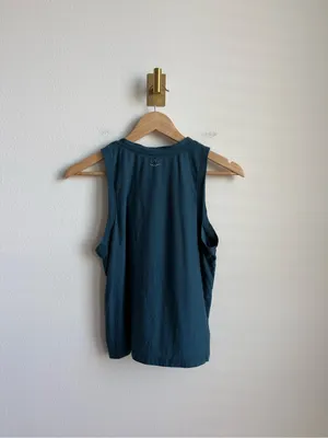 Beyond Yoga Balanced Muscle Tank Teal Blue Sleeveless Activewear Top XS thumbnail 6