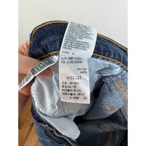 Levis Wedgie Bootcut Jeans High Rise Button Fly Dark Wash Blue W32 L32 thumbnail 7