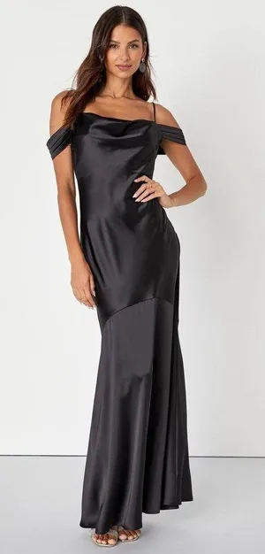 Lulus Never Worn, Long Black Formal Dress thumbnail 1