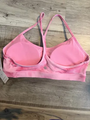 Lululemon Flow Y Bra A-C Cup Strawberry Smoothie 12 NWT thumbnail 4