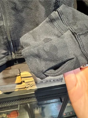 Lululemon define jacket thawed black camo size 12 thumbnail 3