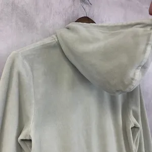 John Galt Brandy Melville Velour Zip Up‎ Hoodie Women OS Crop Soft Street Y2K thumbnail 7