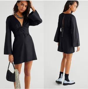 Free People Feeling Fabulous Mini Dress (Orchid) thumbnail 2
