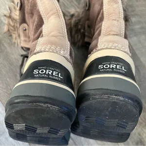 Sorel Joan of Arctic Boots Women's Size 6 Winter Snow Insulated Waterproof Fur thumbnail 5