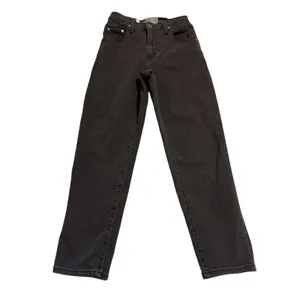 Levi's SilverTab Mom Jeans Black High Rise Tapered Women's W26 L27 26x27 thumbnail 10