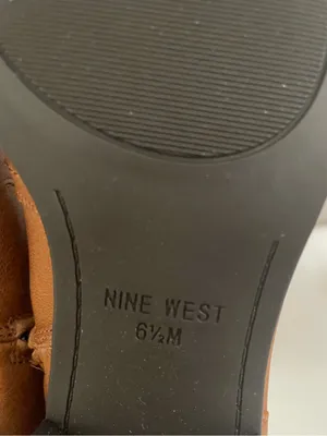 Nine West Women's Tall Leather Riding Boots - Brown Size 6.5 New in box thumbnail 11