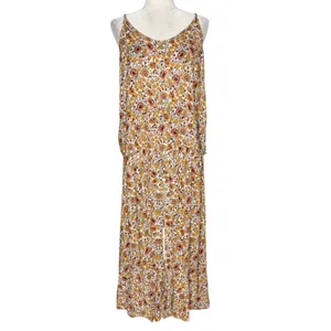 Cynthia Rowley Top Midi Skirt Set L Floral Matching Outfit‎ Peasant Cottage Boho thumbnail 2
