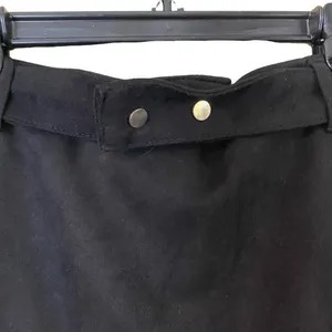 Haute Monde Faux Suede Dark Brown Belted Mini Skirt - Size XL thumbnail 2