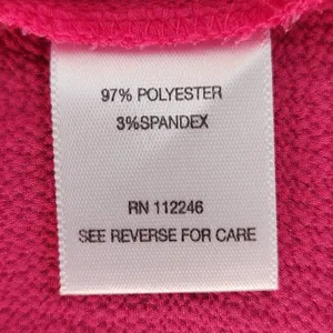 Sami & Jo Hot Pink Short Sleeve Blouse Size 1X Pink Blouse with Strappy Front thumbnail 8