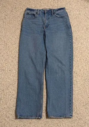 Abercrombie & Fitch A&F Jeans 29 8 Regular Vintage Straight High Rise thumbnail 1