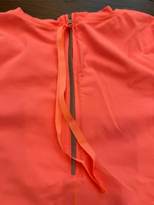 Lululemon Run Warm-Up Crewneck Pullover Coral Pink Size 8 Long Sleeve - C11-632 thumbnail 9