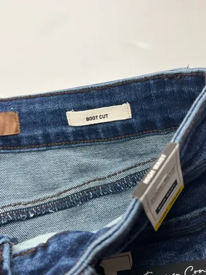Judy Blue Boot Cut Dark Blue Denim Jean Womens Size 9 / 29 Short Inseam NEW thumbnail 3