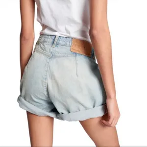One Teaspoon Streetwalker Denim Shorts Size‎ 23 High Waist Baggy NWT thumbnail 2