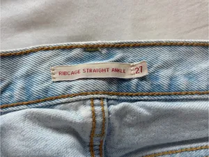 Levi’s High-Rise Straight Leg Women’s Jeans — Light Blue thumbnail 3