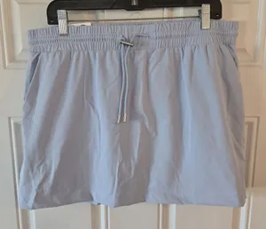 Member's Mark Women's Travel Skort Size L Light Blue Pull On Athletic Golf NWT thumbnail 1