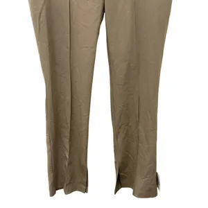 Topshop Beige Tailored Trousers Side Slit Detail Chic Modern Minimalist 4 NWT thumbnail 4