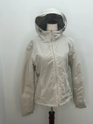 Eddie Bauer Womens Gray Hooded Thermore Insulated Fleece Lined Jacket Small thumbnail 2