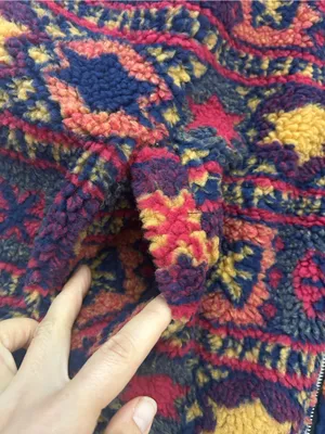 NWT Cozy Multicolor Floral women loose fit warm Jacket size M thumbnail 7