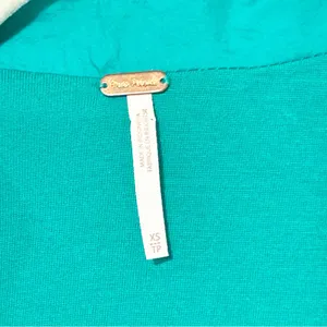 Free People Womans XS Dark Green‎ Balloon Sleeve Bomber Puff Jacket thumbnail 3