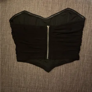 SheIn Black Corset Fitting Top thumbnail 3
