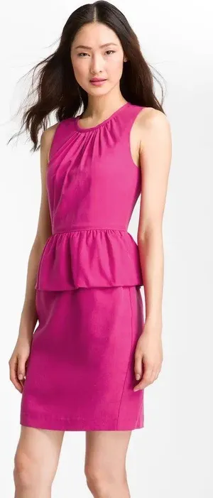 Kiran peplum dress thumbnail 1