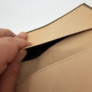 Coach Signature C Brown Canvas Leather Checkbook Cover thumbnail 6