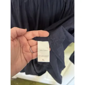 Pomander Place Tuckernuck Navy Crepe Kenzo Tiered Mini Dress XL Minimal Cottage thumbnail 9
