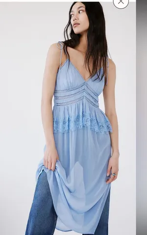 NWOT free people Kiki Slip dress thumbnail 1