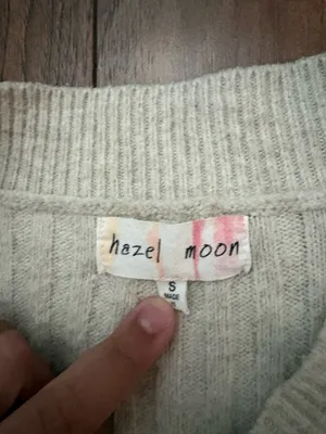 Cream Hazel Moon Sweater Tan thumbnail 3