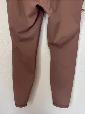 Avalanche Solid Dusty Pink Leggings thumbnail 6