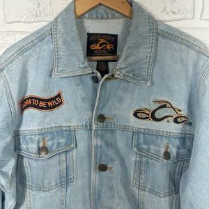 Orange County Choppers Denim Jacket Size Medium thumbnail 6