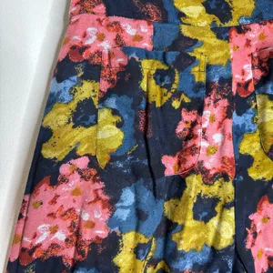 Abercrombie And Fitch Pants Womens 2 Wide‎ Leg Floral Lightweight Comfort CP24 thumbnail 6