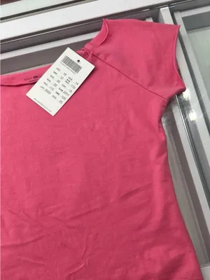 Brandy Melville Hot Pink Off The Shoulders Short Sleeve Top Raw (Ready To Ship) thumbnail 5