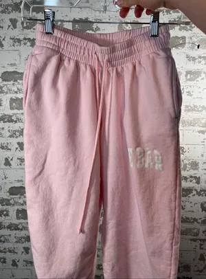 The bar | women baby pink sweatpants joggers thumbnail 1
