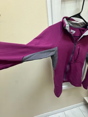 Salomon ActiLite Full Zip Softshell Running Jacket Purple thumbnail 3