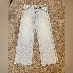 Coca-Cola By PacSun Light Indigo Low Rise Baggy Jeans Size 28 x 32 thumbnail 4