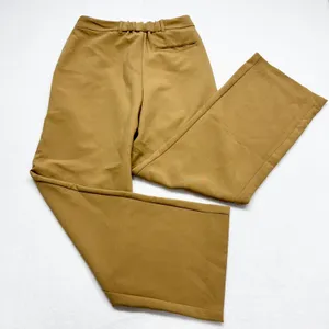 A New‎ Day Wide Leg Pleated Trousers Womens Size S Camel Tan High Rise Stretch thumbnail 11