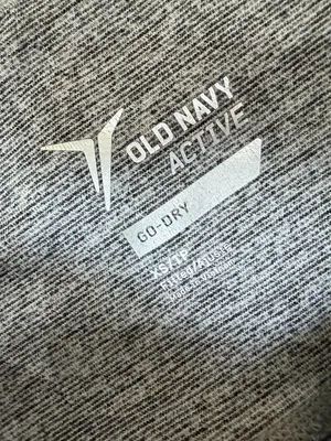 Old Navy Active Grey Heathered Space Dye Crop Leggings Size XS thumbnail 4